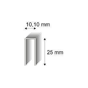 Truhlářské spony s pryskyřicí Narex 353/25 - 10,10 x 25 mm