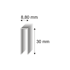 Truhlářské spony s pryskyřicí Narex 352/30 - 8,80 x 30 mm