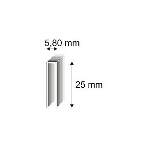 Truhlářské spony Narex 343/25 - 5,80 x 25 mm