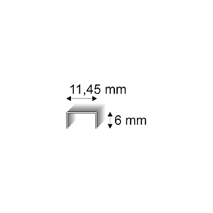 Čalounické spony Narex 530/06 - 11,45 x 6 mm