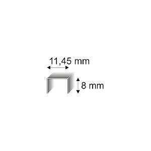 Čalounické spony Narex 530/08 - 11,45 x 8 mm