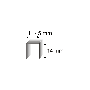 Čalounické spony Narex 530/14 - 11,45 x 14 mm
