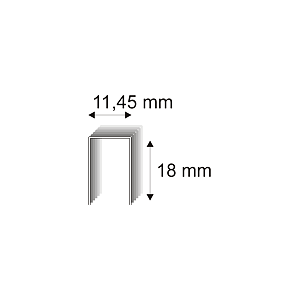 Čalounické spony Narex 530/18 - 11,45 x 18 mm