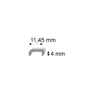Čalounické spony Narex 581/04 - 10,55 x 4 mm - 2.000 ks