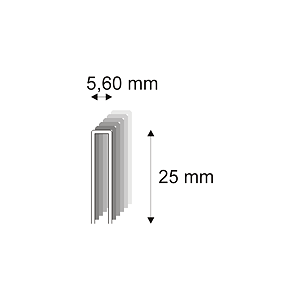 Truhlářské spony s pryskyřicí Narex 364/25 - 5,60 x 25 mm
