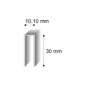 Truhlářské spony s pryskyřicí Narex 353/30 - 10,10 x 30 mm