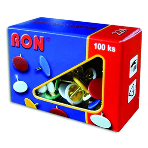 Připínáčky barevný mix Mikov 224 - 100 ks