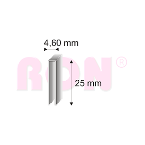 Truhlářské spony Narex 333/25 - 4,60 x 25 mm - 32 400 ks