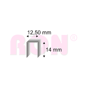 Čalounické spony Narex 342/14 - 12,50 x 14 mm - 5 400 ks