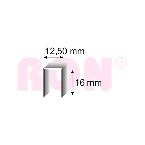Čalounické spony Narex 342/16 - 12,50 x 16 mm - 13 000 ks