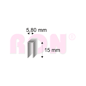 Truhlářské spony Narex 343/15 - 5,80 x 15 mm