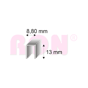 Truhlářské spony ostřené Narex 352/13 - 8,80 x 13 mm - 21 600 ks