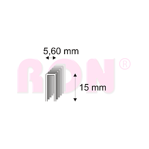 Truhlářské spony s pryskyřicí Narex 364/15 - 5,60 x 15 mm