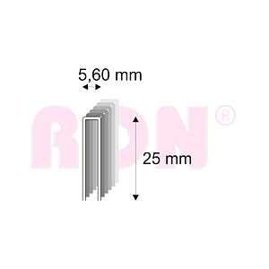 Truhlářské spony s pryskyřicí Narex 364/25 - 5,60 x 25 mm