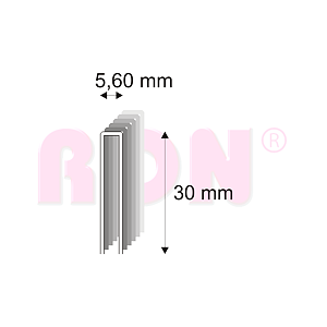 Truhlářské spony s pryskyřicí Narex 364/30 - 5,60 x 30 mm