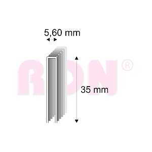Truhlářské spony s pryskyřicí Narex 364/35 - 5,60 x 35 mm