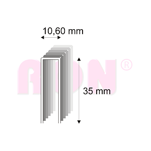 Tesařské spony s pryskyřicí Narex 367/35-70 - 10,60 x 35 mm