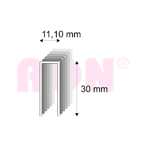 Tesařské spony s pryskyřicí Narex 370/30 - 11,10 x 30 mm - 7 000 ks