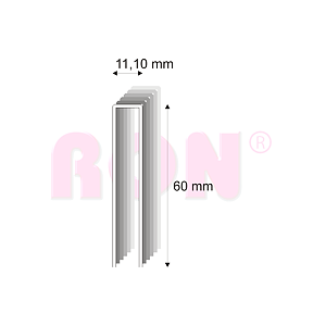 Tesařské spony s pryskyřicí Narex 370/60 - 11,10 x 60 mm - 3 600 ks
