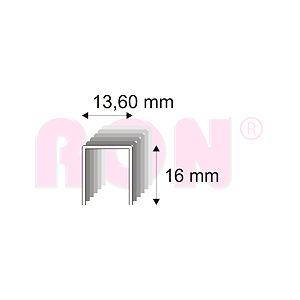 Čalounické spony Narex 489/16 - 13,60 x 16 mm - 12 400 ks