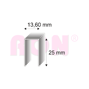 Čalounické spony Narex 489/25 - 13,60 x 25 mm - 8 400 ks