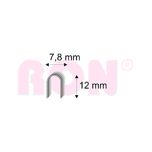 Kabelážní spony ostřené Narex 502/12 - 7, 80 x 12 mm