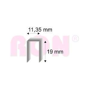 Čalounické spony Narex 539/19 - 11,35 x 19 mm - 4 600 ks