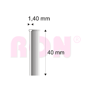 Truhlářské Brady Narex 16/40 - 1,40 x 40 mm - 2 500 ks