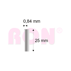 Truhlářské Brady Narex 84/25 - 0,84 x 25 mm - 14 000 ks