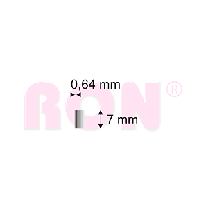 Truhlářské Piny Narex 6/07 - 0,64 x 7 mm - 40 000 ks