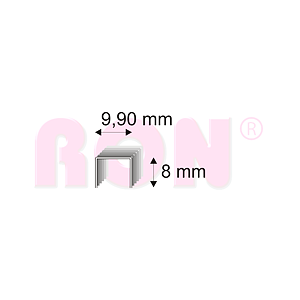 Čalounické spony Narex 330/08-150 - 9,90 x 8 mm - 54 000 ks