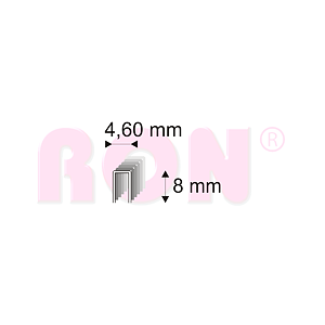 Truhlářské spony Narex 331/08 - 4,60 x 8 mm - 15 000 ks