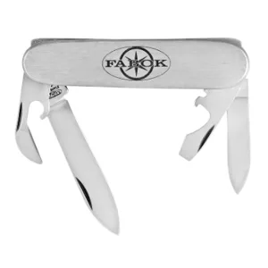 Reklamní výrobek - Kapesní zavírací nůž STOVKA 4dílný - celonerezový