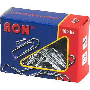 Dopisové spony Mikov 461 - šípové 25 mm - 100 ks