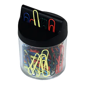 Magnetický zásobník na dopisové spony Mikov 453 - 100 ks barevných sponek