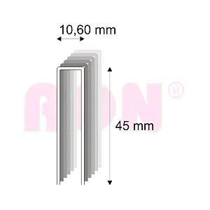 Truhlářské spony ostřené Narex 363/45 - 10,60 x 45 mm - 5 600 ks