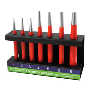 Sada průbojníků ve stojánku Narex 7dílná