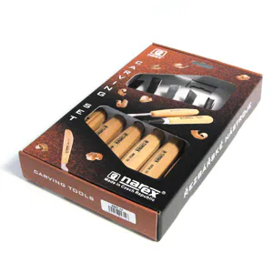 Sada řezbářských dlát 6dílná WOOD STANDARD - rovná, prohnutá
