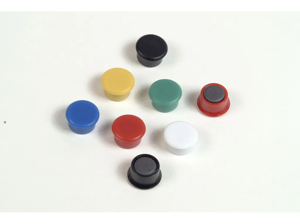 Magnety Mikov 851 - barevný mix 13 mm