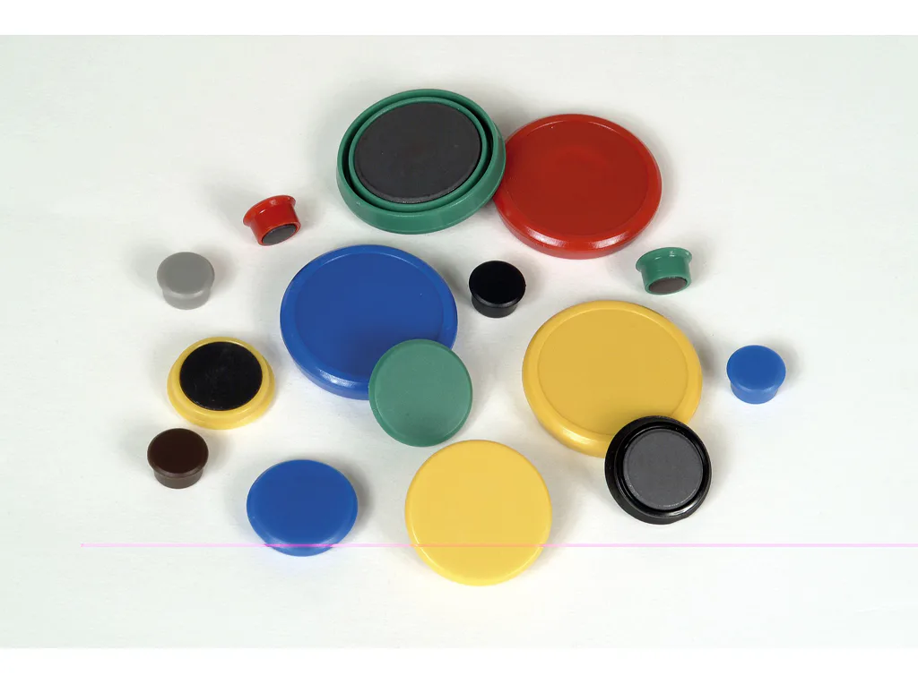 Magnety Mikov 854 - barevný mix 40 mm