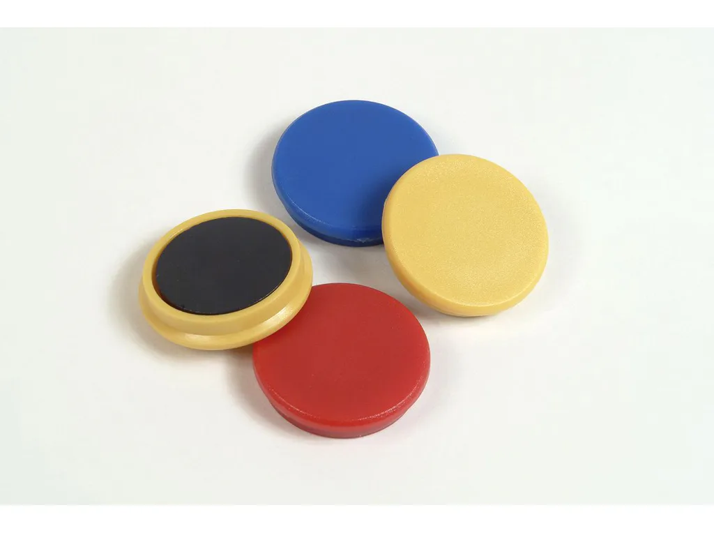 Magnety Mikov 853 - barevné 32 mm - 10 ks