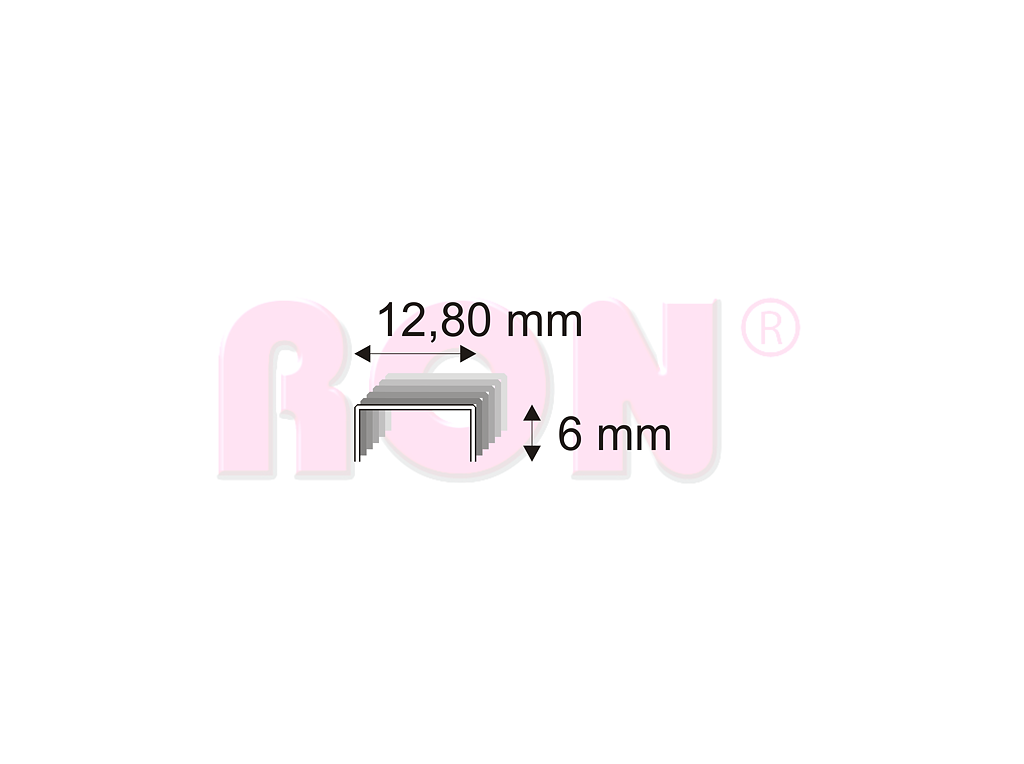 Čalounické spony Narex 338/06-140 - 12,80 x 6 mm