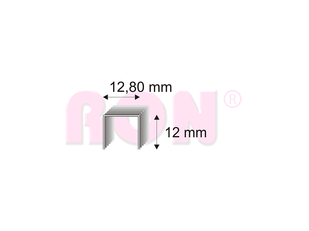 Čalounické spony Narex 338/12 - 12,80 x 12 mm - 24 000 ks