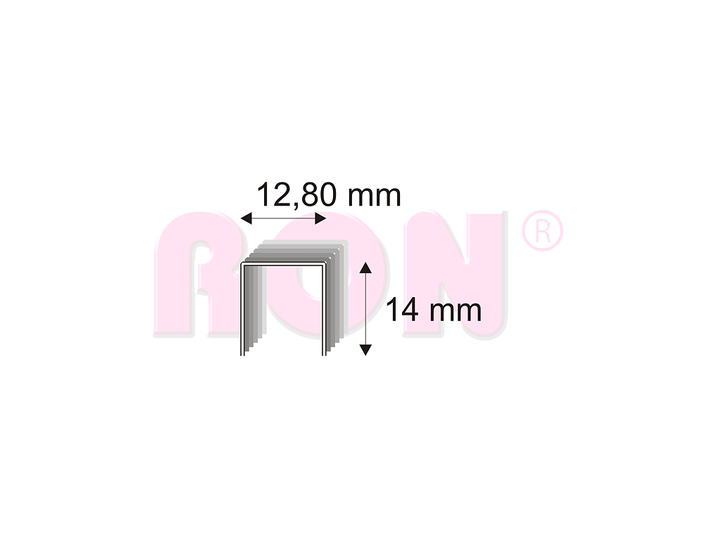 Čalounické spony Narex 338/14-140 - 12,80 x 14 mm