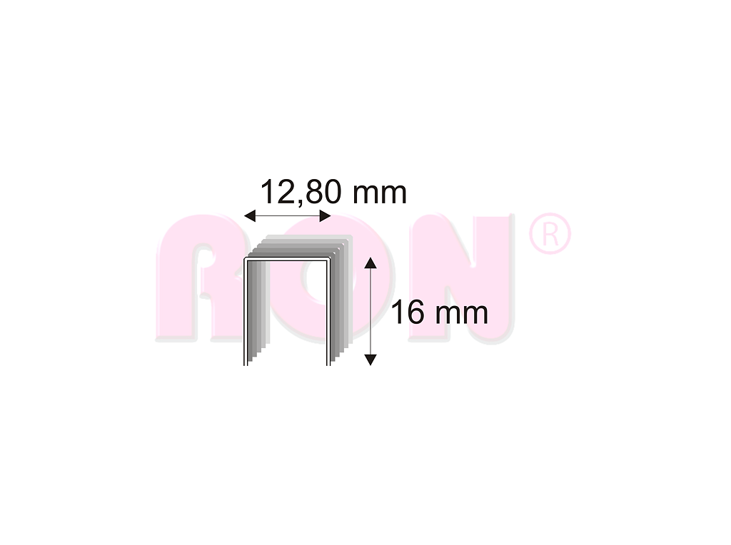 Čalounické spony Narex 338/16-140 - 12,80 x 16 mm