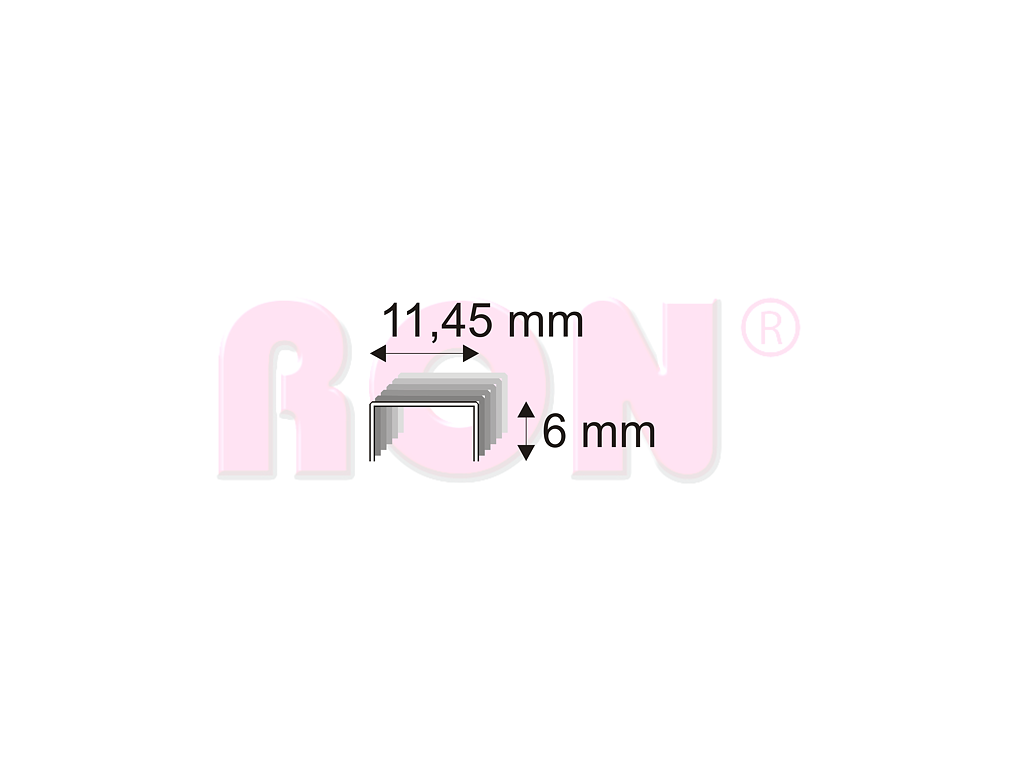 Čalounické spony Narex 530/06 - 11,45 x 6 mm