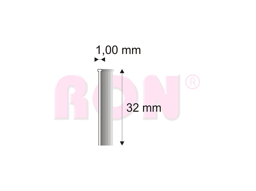 Truhlářské Brady Narex 12/32 (18G) - 1 x 32 mm - 5 000 ks