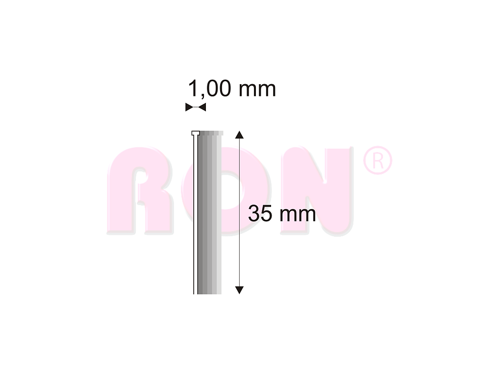 Truhlářské Brady Narex 12/35 (18G) - 1 x 35 mm - 5 000 ks