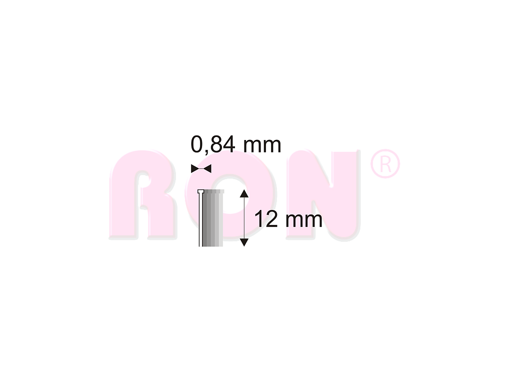 Truhlářské Brady Narex 84/12 - 0,84 x 12 mm - 14 000 ks
