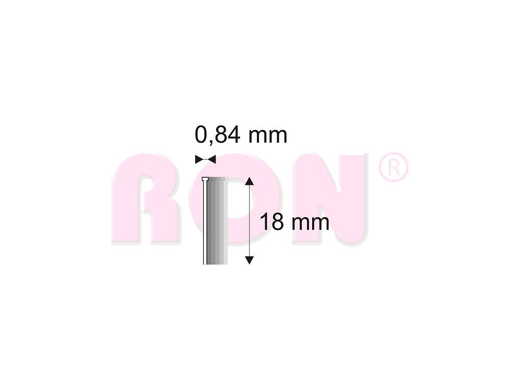 Truhlářské Brady Narex 84/18 - 0,84 x 18 mm - 14 000 ks